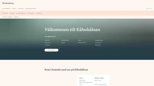 Kåbohälsan vårdcentral, Uppsala