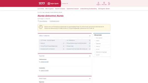 Barnavårdscentral Alunda