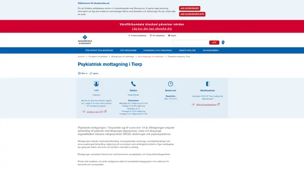 Psykiatriska mottagningen i Tierp, Tierp