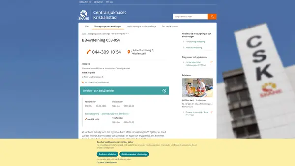 BB-avdelning Kristianstad