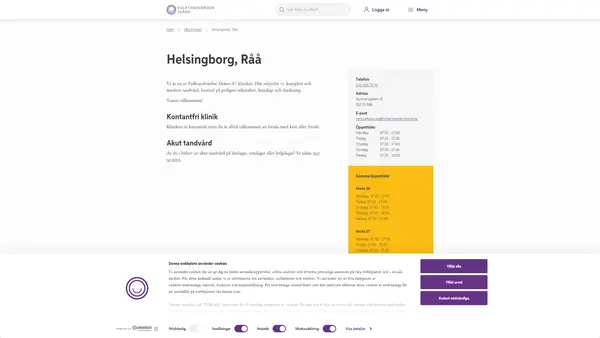 Helsingborg Råå, Folktandvården Skåne AB
