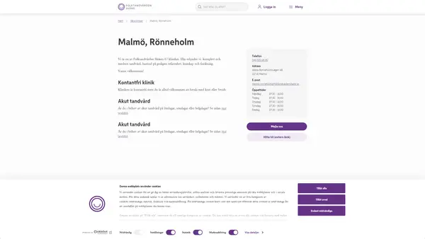 Malmö Rönneholm, Folktandvården Skåne AB