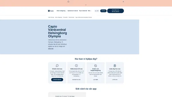 Capio Vårdcentral Helsingborg Olympia