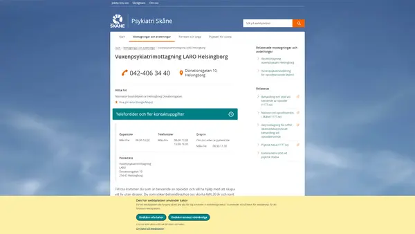 Vuxenpsykiatrimottagning 3 Laro Helsingborg