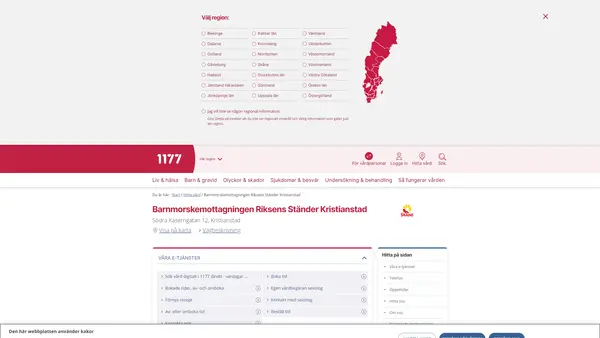 Barnmorskemottagningen Östermalm Kristianstad