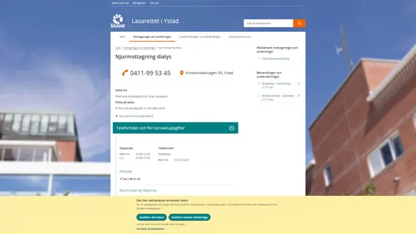 Dialysmottagning Ystad