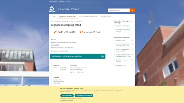 Logopedimottagning Ystad