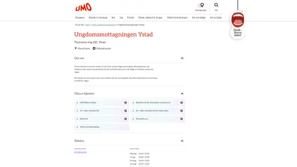 Ungdomsmottagningen Ystad
