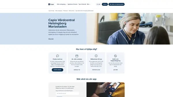 Capio Vårdcentral Helsingborg Mariastaden