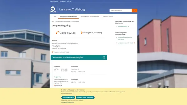 Lungmottagning Trelleborg