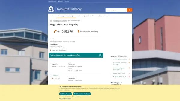 Mag- och tarmmottagning Trelleborg