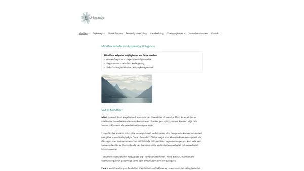 Psykoterapimottagning Mindflex Ängelholm