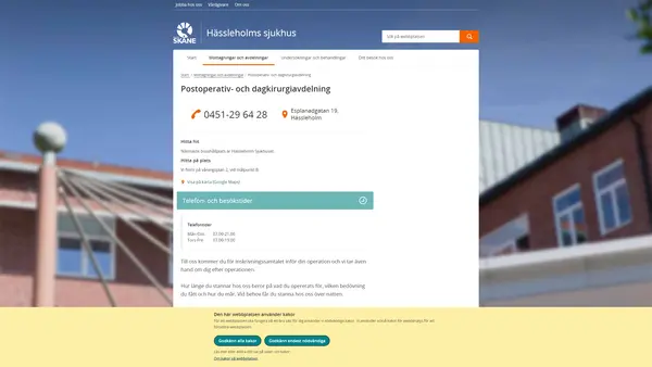 Dagkirurgi Hässleholm