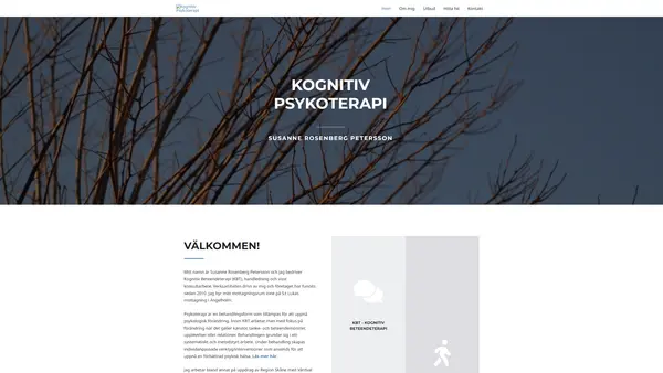 Psykoterapimottagning Susanne Rosenberg Petersson Ängelholm, Ängelholm