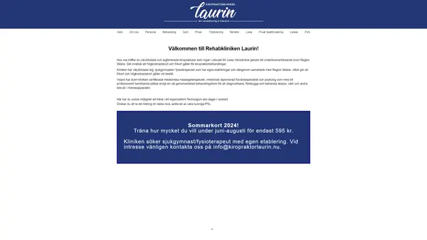Kiropraktorkliniken Laurin Kim Grönsterwall, Limhamn