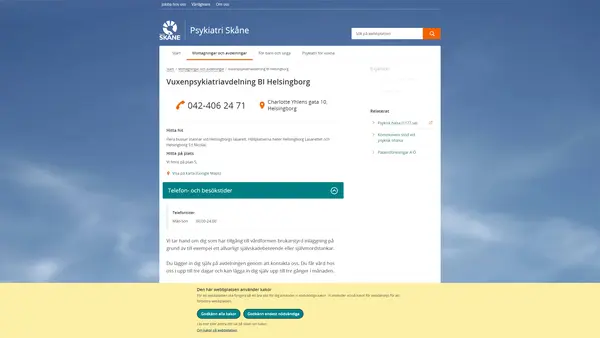 Vuxenpsykiatriavdelning BI Helsingborg