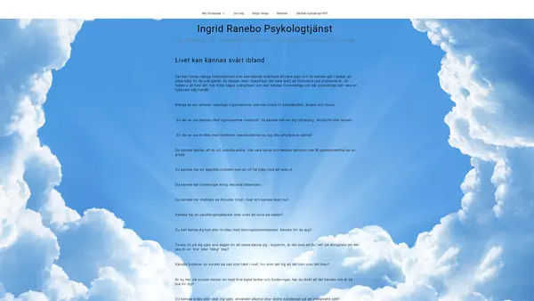 Psykoterapimottagning Ingrid Ranebo Lund, Lund