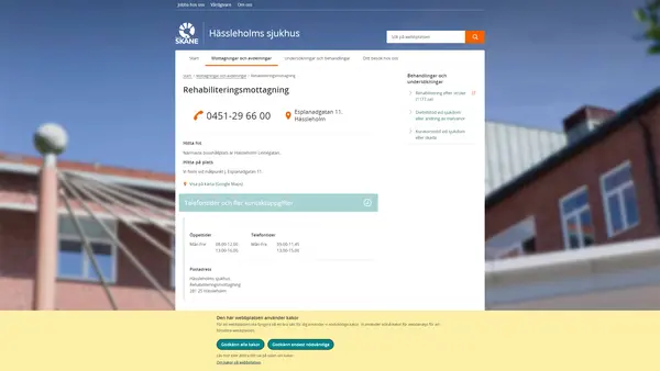 Rehabiliteringsmedicinmottagning Hässleholm