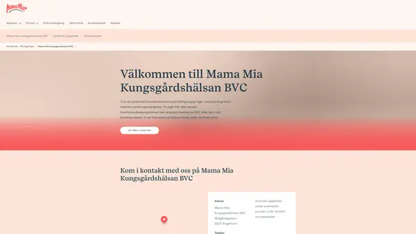 Mama Mia Kungsgårdshälsan BVC, Ängelholm