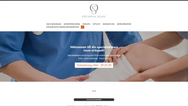 Ellenbogen Ortopedi Clemenskliniken, Lund
