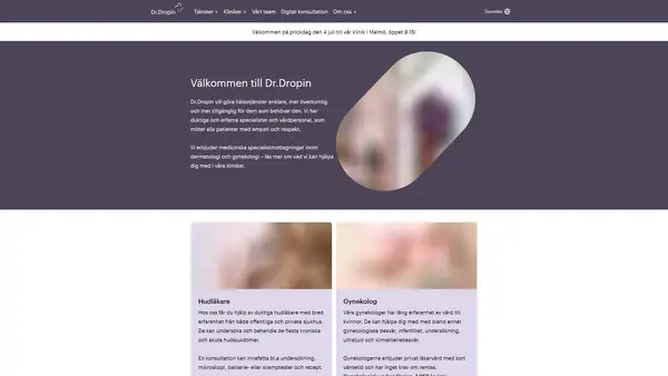 Dr Dropin Hudcentrum filial Malmö, Malmö