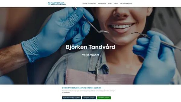 Björken Tandvård Praktikertjänst Joakim Bernhardsson, Umeå