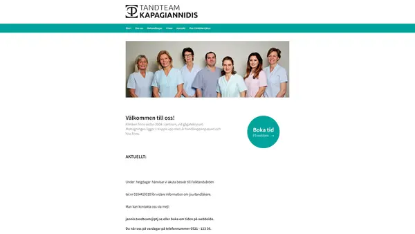 TandTeam Giagkoulis Kapagiannidis, Vänersborg