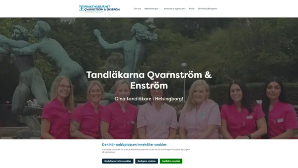 Tandläkarna Qvarnström & Enström Mathilda Qvarnström, Helsingborg