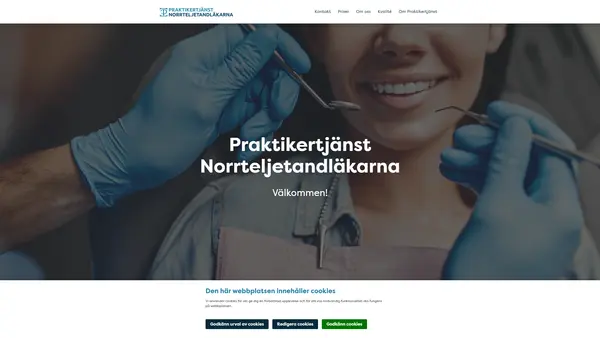 Praktikertjänst  Norrteljetandläkarna, Norrtälje