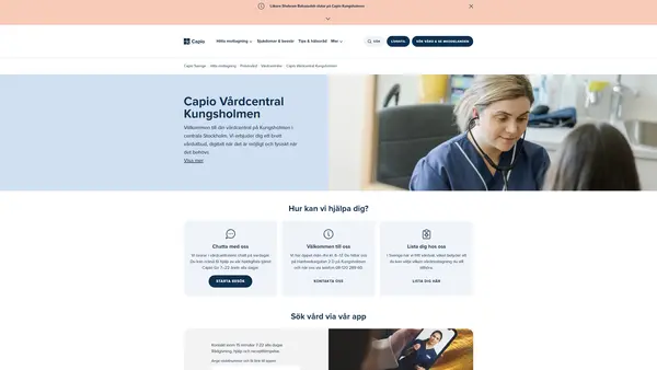 Capio Vårdcentral Kungsholmen