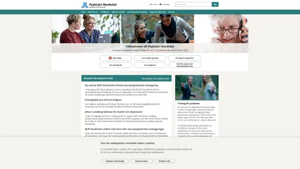 Solna psykiatriska mottagning, Psykiatri Nordväst