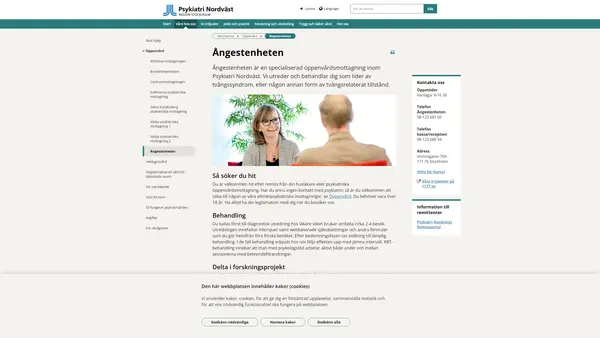 OCD-enheten, Psykiatri Nordväst