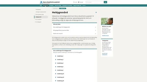 Avd 23 NSP, Norra Stockholms psykiatri