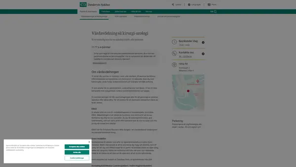 Vårdavdelning 61 kirurgi, Danderyds sjukhus
