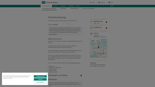 Ortopedmottagning DS, Danderyds sjukhus