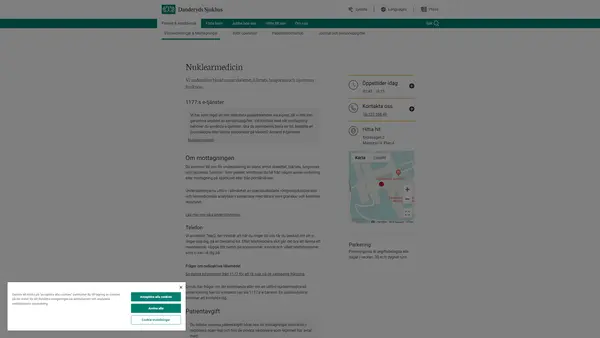 Nuklearmedicin, Danderyds sjukhus