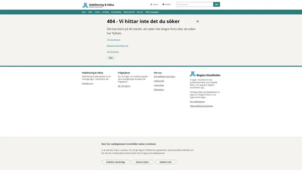 Autismcenter små barn, Habilitering och Hälsa