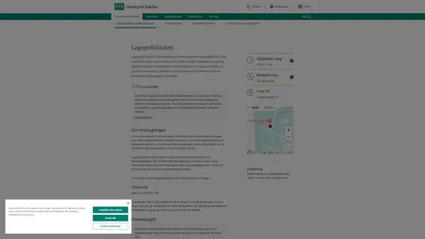Logopedmottagning Sollentuna, Danderyds sjukhus