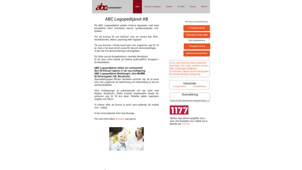 ABC Logopedtjänst Kungsholmen