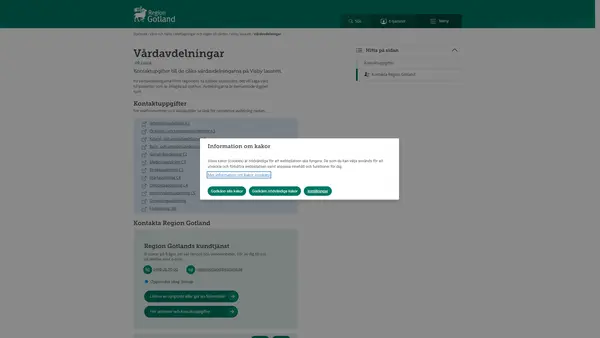 Onkologiavdelning, Visby lasarett