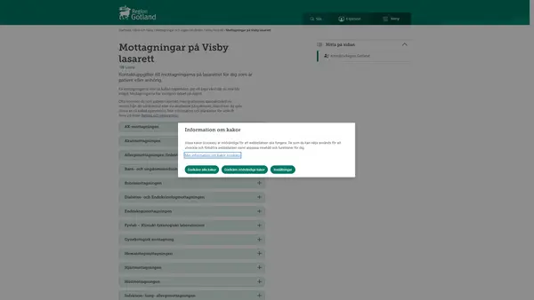 Ortopedimottagningen, Visby lasarett