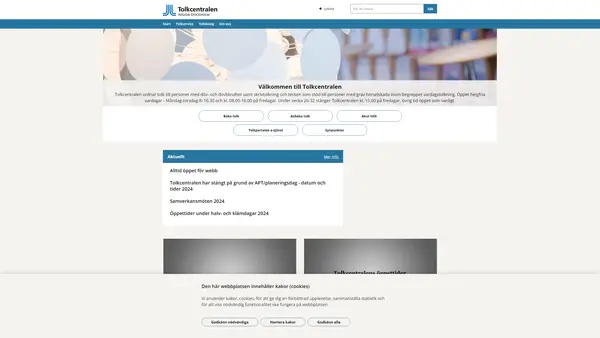 Tolkcentralen, Habilitering och Hälsa