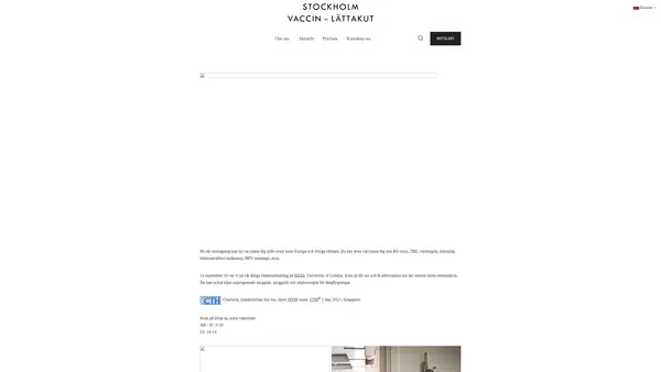 Vaccinationsmottagning Stockholm Vaccin-Lättakut, Vasastan