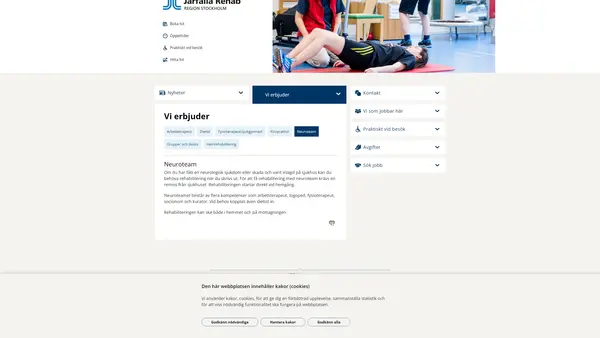 Neuroteam Järfälla Upplands Bro, Järfälla Rehab Nordväst