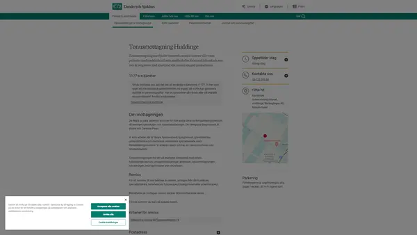 Tonusmottagning Huddinge, Danderyds sjukhus