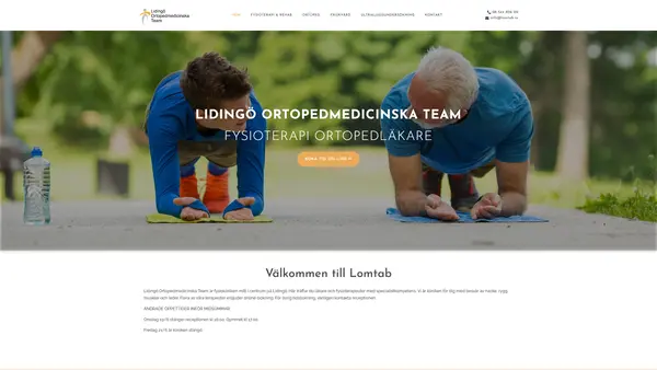 Lidingö Ortopedmedicinska Team - Kaping Spec fysioterapi