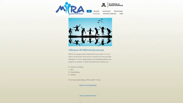 Mira Barnfysioterapi - Learn to move Specialiserad fysioterapi, Sollentuna