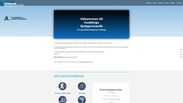 Huddinge Sjukgymnastik - Sarlija Specialiserad fysioterapi