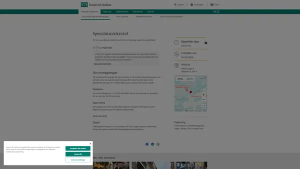 BB Danderyd Specialistmödravård, Danderyds sjukhus