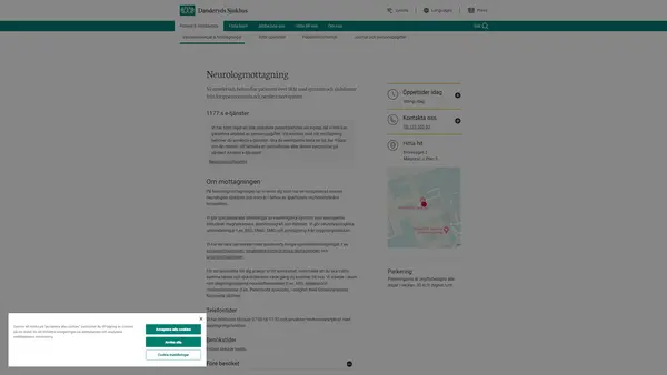 Neurologmottagning, Danderyds sjukhus
